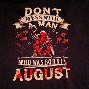 Deadpool Long-sleeves black shirt 4xl